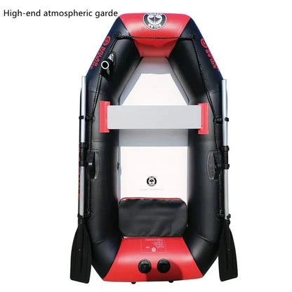 Solar Marine 2-Person Inflatable PVC Fishing Boat – 2M Wear-Resistant Kayak Canoe with Free Accessories