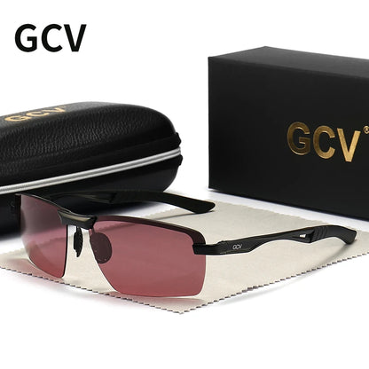 GCV Ultralight Polarized Sunglasses – Fashion Sports Eyewear for Men, Ideal for Driving, Fishing, Outdoor Travel, UV Protection Goggles