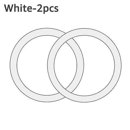 2-Pack MagSafe Magnetic Ring Plate — Universal Metal Sticker for Wireless Charging & Car Mount Holder