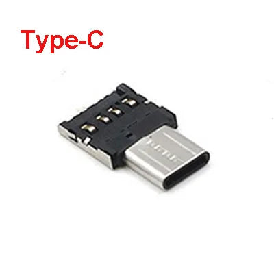 OTG Micro USB Type-C Adapter – USB-C Male to USB 2.0 Female Data Connector for MacBook, Samsung, Xiaomi, Huawei Android Phones