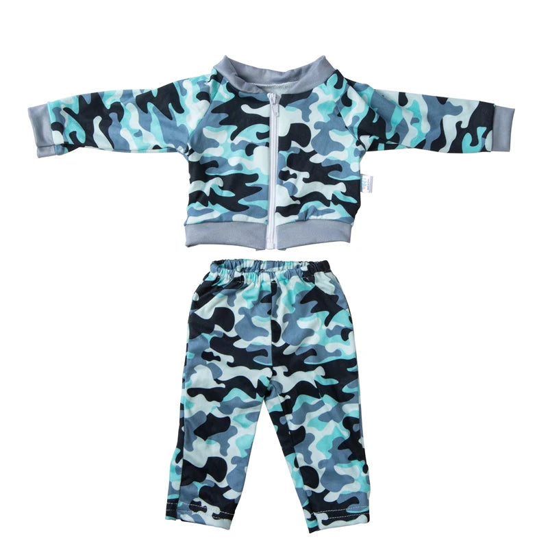 18-Inch Girl Doll Winter Coat — 43cm Baby Doll Jacket Outfit for Dressing