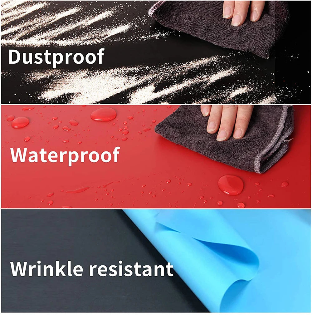 Selens PVC Photography Backdrop Board - 40×66.5cm Waterproof Matte Frosted & Smooth Background for Studio Photography