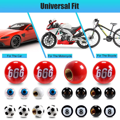 AUTCOAT Universal Car Tire Valve Caps – 4/8Pcs Wheel Dust Covers for Cars, Trucks, SUVs, Motorcycles, Bikes