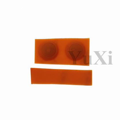 YuXi GBA SP Replacement Kit - Screw Covers & Luminous Dust Plug Rubber Set for Gameboy Advance SP