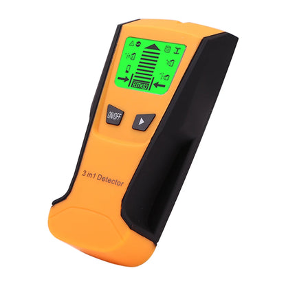 3-in-1 Wall Metal Detector – Professional Deep Scan for Metal, Wood Studs, AC Voltage & Live Wires