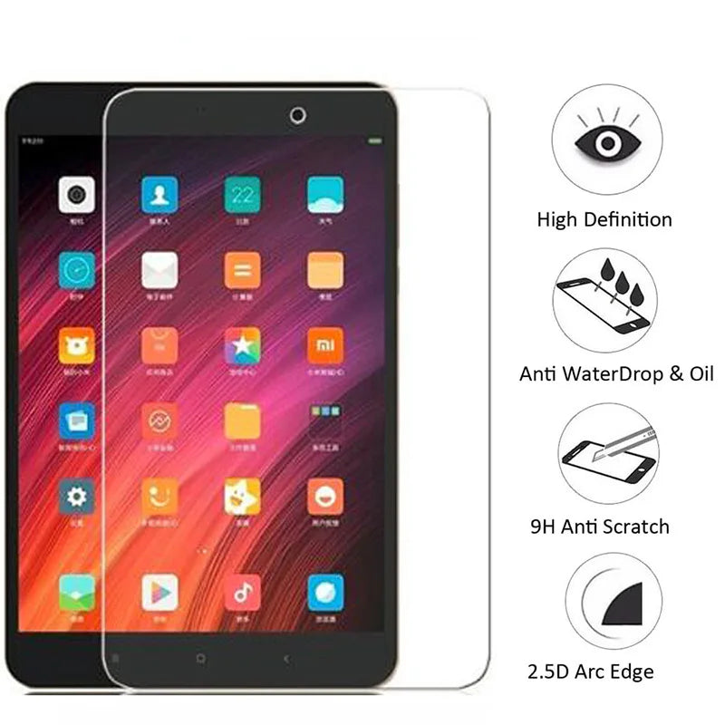 9H Tempered Glass Screen Protector – Compatible with Xiaomi Mi Pad 4 / MiPad4 8.0" Tablet