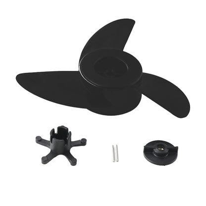 3-Blade Electric Boat Propeller – Outboard Trolling Motor Propeller with Fastening Nut