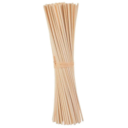50PCS Aroma Nature Rattan Sticks – Reed Diffuser Sticks for Home Fragrance & Air Freshener, 40/35/30/24/22/19/10cm