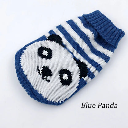 Christmas Deer Dog Sweater and Cat Costume - Warm Knit Coat for Small Pets - Halloween Pet Clothing