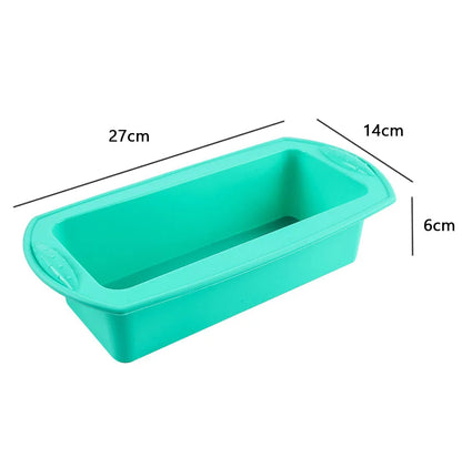 FAIS DU Rectangular Silicone Bread Pan — Non-Stick Toast & Cake Mold, Long Square Bakeware Tray