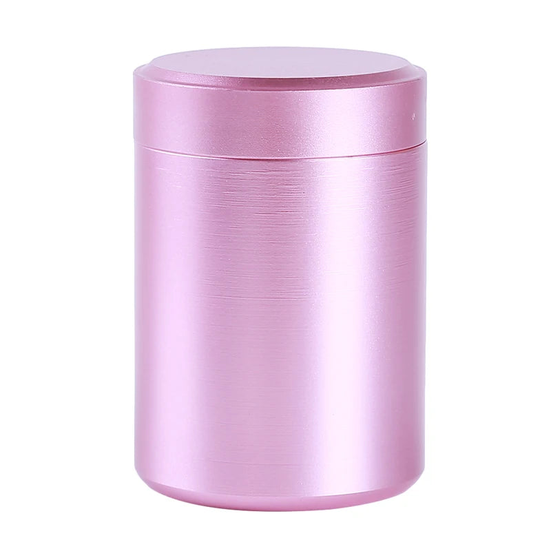 New Airtight Smell-Proof Stainless Steel Container — Mini Tea & Herb Stash Jar for Tea, Coffee Storage