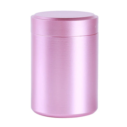 New Airtight Smell-Proof Stainless Steel Container — Mini Tea & Herb Stash Jar for Tea, Coffee Storage