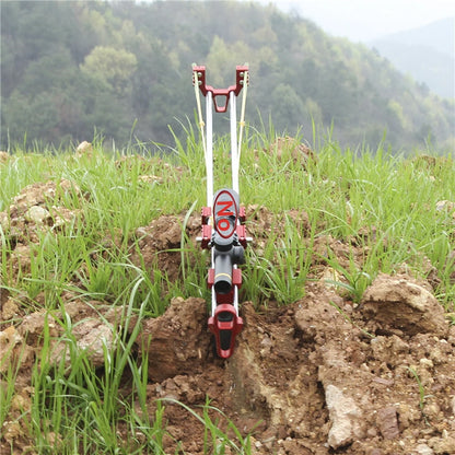Wolf King Powerful Slingshot Rifle – Mechanical Hunting Catapult, Portable Outdoor Distance Shooting Toy for Precision Use