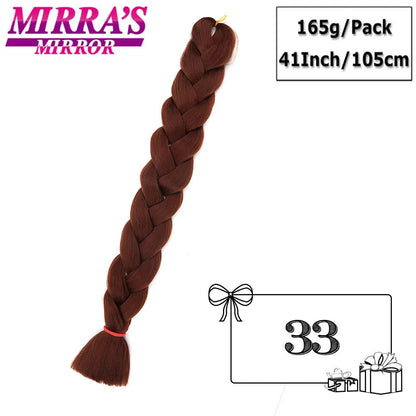 41" Jumbo Braiding Hair Extensions – Purple, Pink & Blue Ombre Synthetic Hair for Box Braids, Wholesale Support