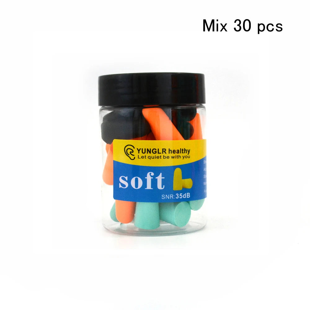 Foam Ear Plugs for Sleep – Noise Reduction, Music Cancelling, Anti-Noise Insulation Earplugs