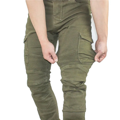 Motorcycle Jeans for Men – Featherbed Riding Trousers, Standard Version, Summer Car Ride Pants