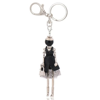 Trendy Women’s Metal Charm Keychain 2026 – Cute Statement Bag Pendant Jewelry Gift for Ladies