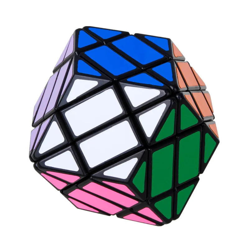 Rhombohedral Dodecahedron Magic Cube - Megaminx Speed Puzzle Educational Brain Teaser