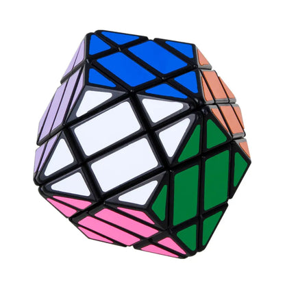 Rhombohedral Dodecahedron Magic Cube - Megaminx Speed Puzzle Educational Brain Teaser