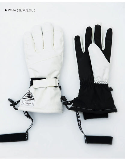 2-in-1 Extra Thick Ski Gloves – Waterproof, Windproof Winter Mittens for Men & Women