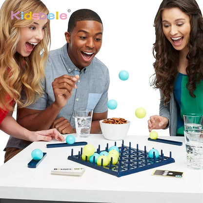 Kids Bouncing Ball Toss Game — Parent-Child Interactive Board Game for Toddlers, Fun Party Activity