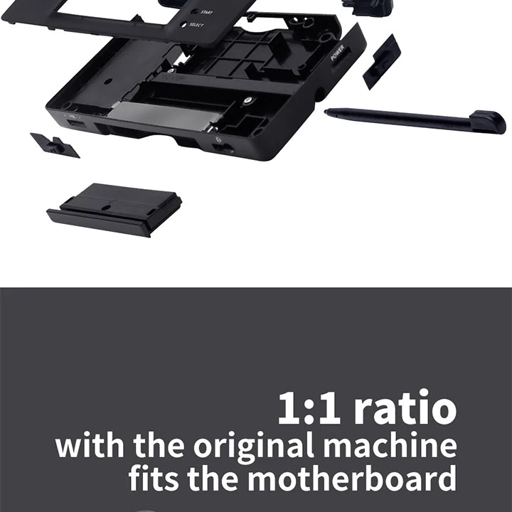 OSTENT Nintendo DS Lite Full Replacement Housing Shell Case Kit – Console Protective Cover Parts