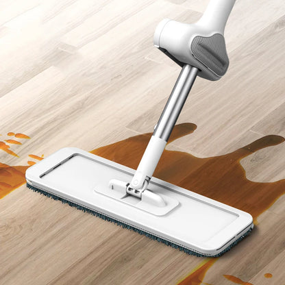 Mmagic 360° Rotation Spin Mop | Flat Mop Cleaner with Bucket for Easy Floor & Home Cleaning | Wash & Dry Mop System