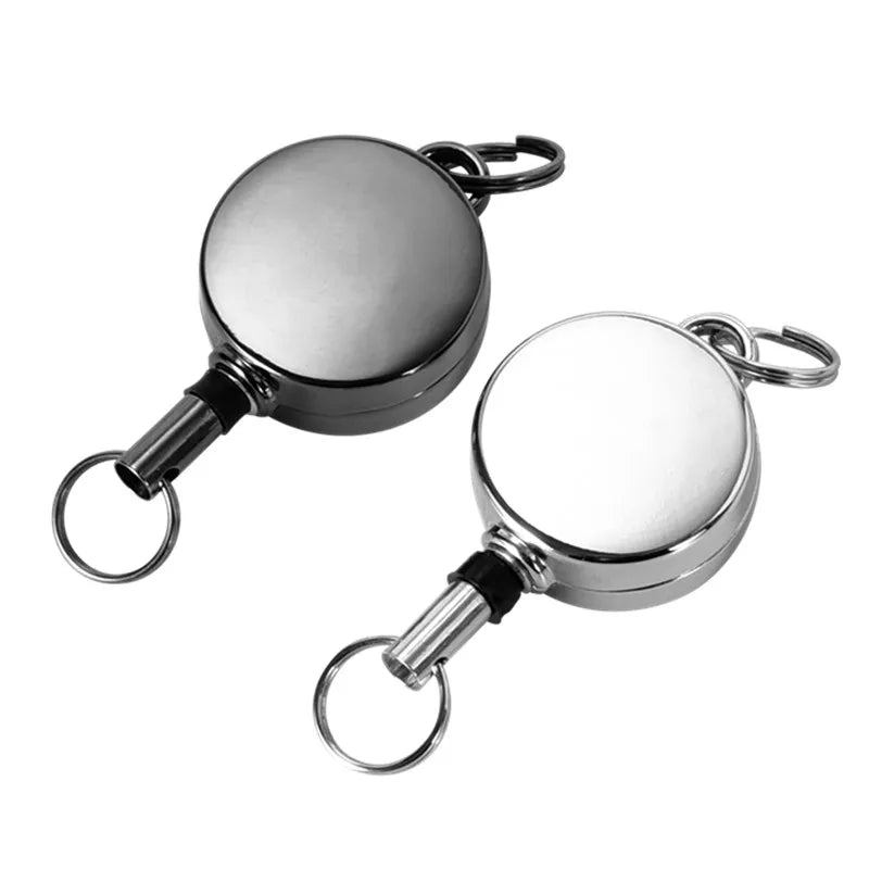 Universal Retractable Anti-Lost Keychain: Mini Portable Recoil Key Chain, Durable Elastic Stretching Rope Keyring - H56