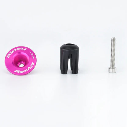 Gipsy ONEGOO Bike Handlebar End Caps - 1 Pair of Aluminum Alloy Grips and Plugs for MTB Bicycle Accessories