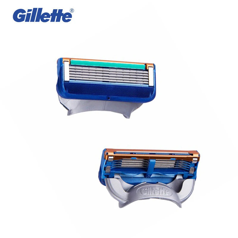 Gillette Fusion 5-Layer Razor Blades for Men - Replacement Shaving Head for Professional Beard Care