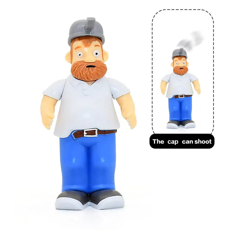 Plants vs Zombies Pea Shooter Action Figure — PVZ Boss Toy Doll Shooting Dave Allstar Gift for Kids