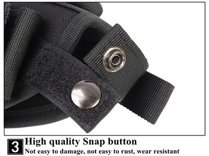 Universal Drop Leg Gun Holster - Right-Handed Tactical Thigh Pistol Bag & Pouch for All Handguns