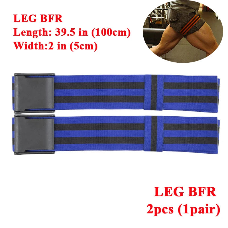 BFR Blood Flow Restriction Bands – Gym Fitness Training Straps for Arms & Legs, Muscle Growth, Bodybuilding & Weightlifting Occlusion Bands