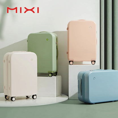 Mixi Puristic Design Hardside Travel Luggage – Rolling Suitcase with Wheels for Men & Women, Carry-On 16/20 Inch & Large 22/24/26/28 Inch Trolley Case