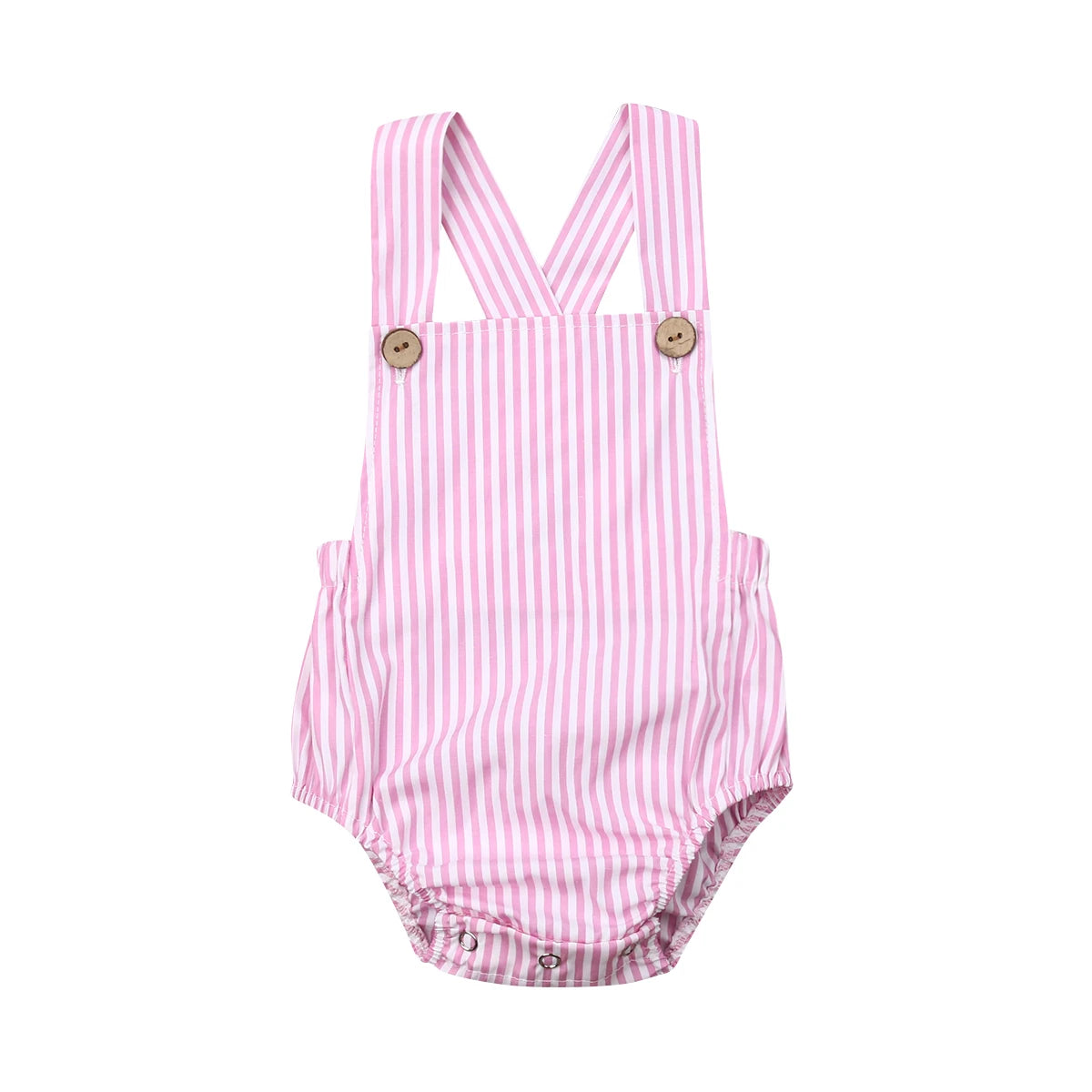 Newborn Baby Sleeveless Romper - Casual Summer One-Piece Jumpsuit for Boys & Girls