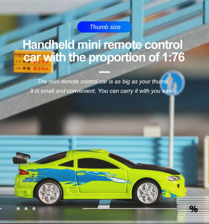 Turbo Racing 1:76 RC Drift Car | C64/C72/C73/C74 with Gyro & Full Remote Control for Kids & Adults