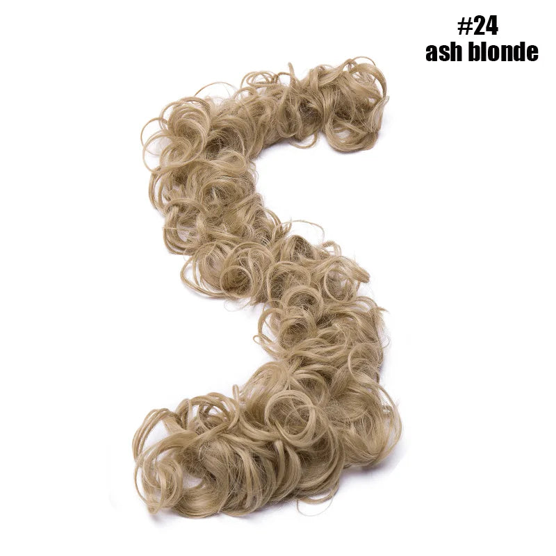 BENEHAIR Messy Hair Bun – Synthetic Chignon Hairpiece Scrunchy for Women Updo Styling