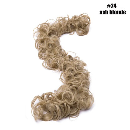 BENEHAIR Messy Hair Bun – Synthetic Chignon Hairpiece Scrunchy for Women Updo Styling