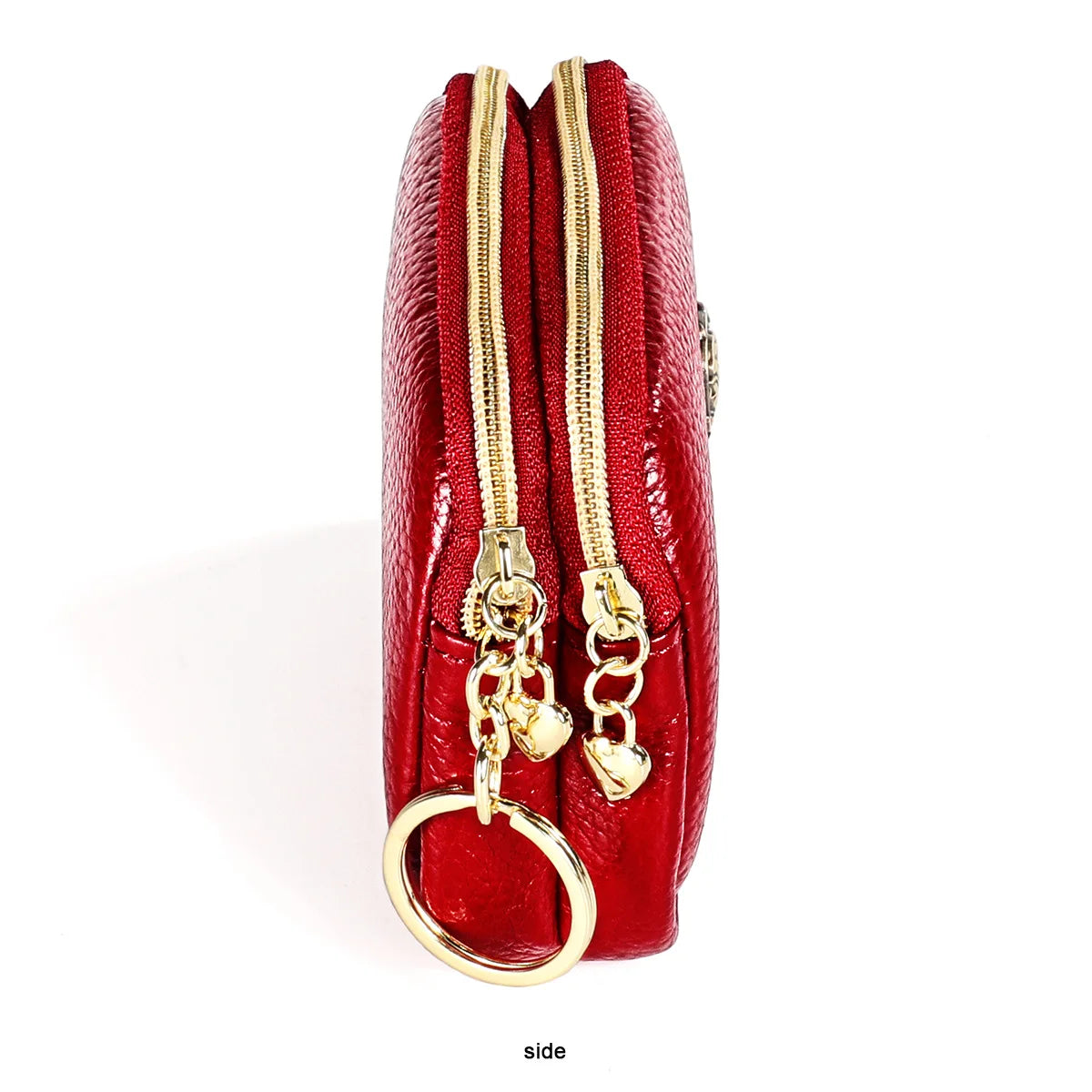 Senorita Genuine Leather Women’s Coin Purse – Double Zipper Small Wallet