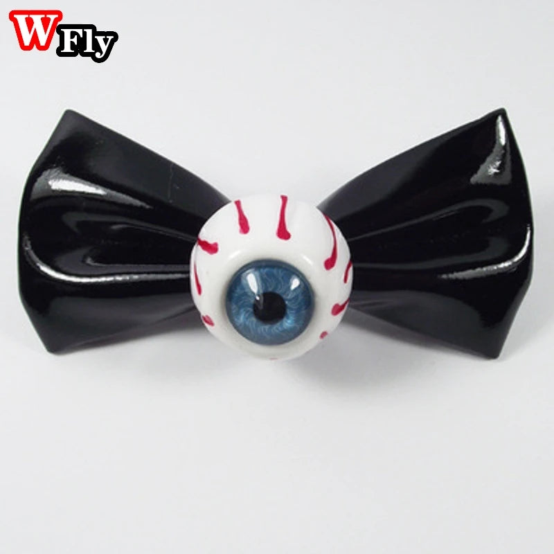 Gothic Lolita Bowknot Hair Clip - Harajuku Girls Solid Color Side-Knot Hair Accessory
