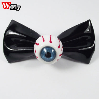 Gothic Lolita Bowknot Hair Clip - Harajuku Girls Solid Color Side-Knot Hair Accessory
