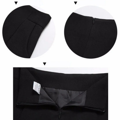 Spring Summer Women's Casual High Waist A-line Shorts - Loose Wide Leg Chiffon Shorts, Chic Black White Suit Shorts