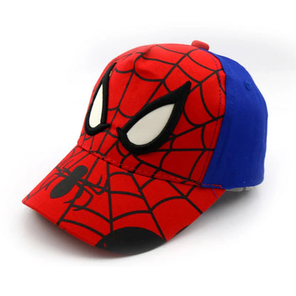Disney Spiderman Baseball Cap - Cartoon Cotton Sun Hat for Boys and Girls, Breathable Summer Hip Hop Style