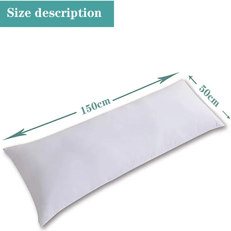 Full Body Pillow Insert – 50x160cm/50x150cm/120x40cm Long White Hug Pillow, Anime Dakimakura Rectangle Cushion