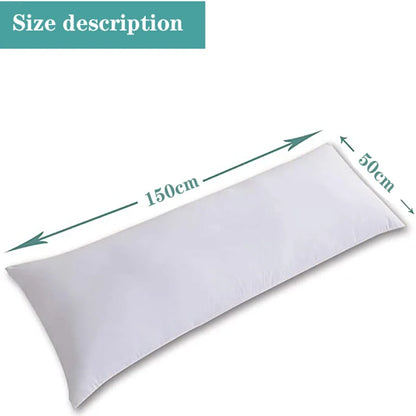 Full Body Pillow Insert – 50x160cm/50x150cm/120x40cm Long White Hug Pillow, Anime Dakimakura Rectangle Cushion