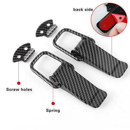 Universal Multi-color Car Bumper Pull Hooks: Small Size Fastener Clips & Fixing Locks - Quick Release Hook