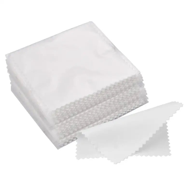 Silver Polishing Cloth – 8x8cm Reusable Jewelry Cleaning Wipes (10/50PCS) Anti-Tarnish