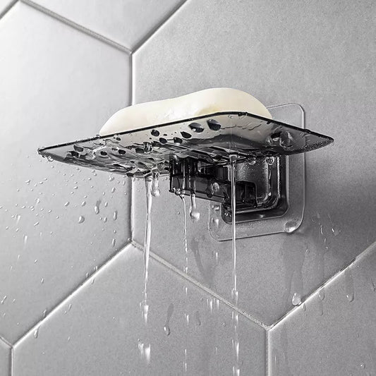 Wall-Mounted, No-Drilling Soap Rack for a Clutter-Free Bath!