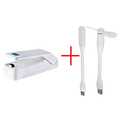 saengQ Mini Portable Bag Sealer – Multi-Function Home Plastic & Snack Storage Sealing Machine