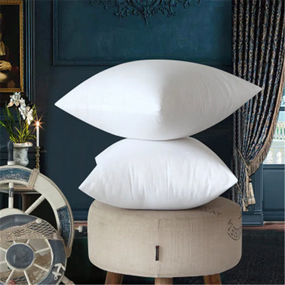 Solid Cushion Core – PP Cotton Filler Pillow for Head, Waist, and Seat, Available in Multiple Sizes (30x30cm to 65x65cm)